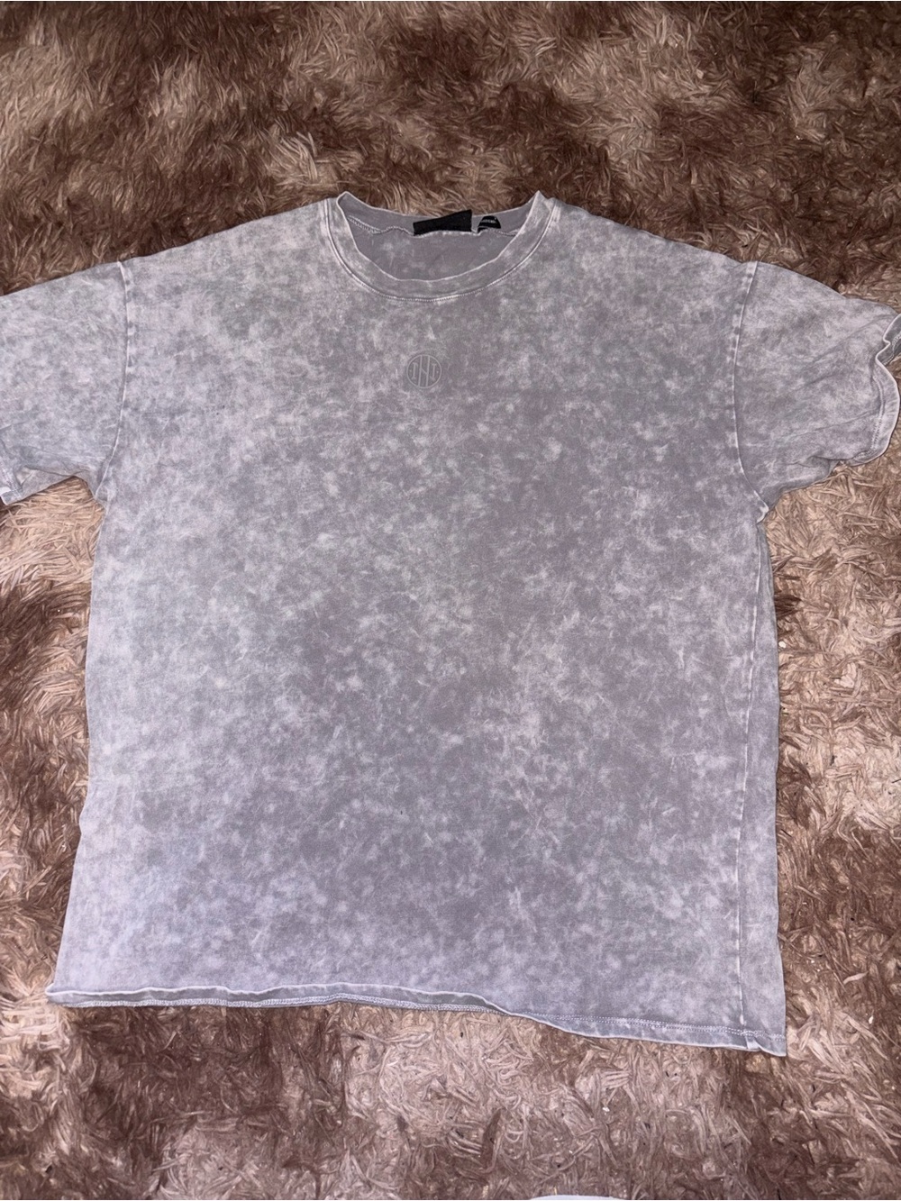 Ninth hall washed grey oversized shirt